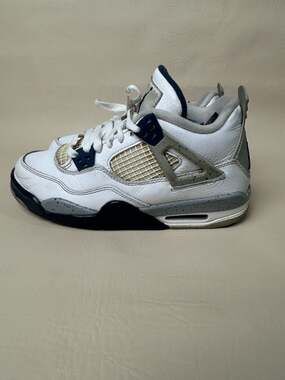 Nike Air Jordan 4 Retro (GS) 'Midnight Navy' 408452-140 Size 5.5Y